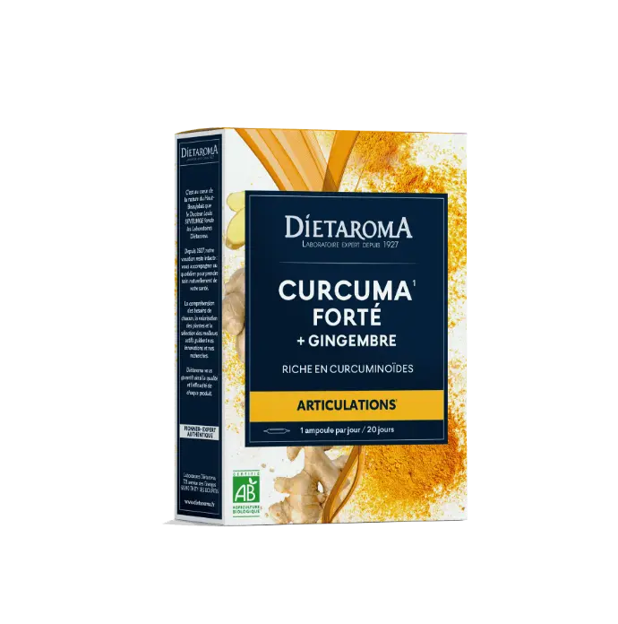 DIET CURCUMA + GINGEMBRE BIO Ampoules 