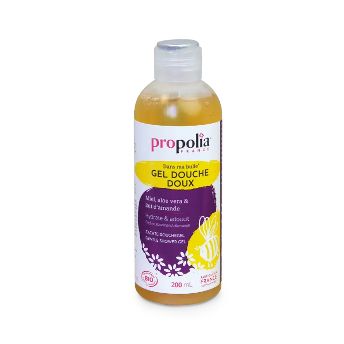 PROP GEL DOUCHE DOUX Miel Aloé vera Lait d'Amandes 