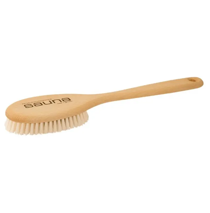 Brosse de bain SAUNA Hêtre et Soies naturelles 