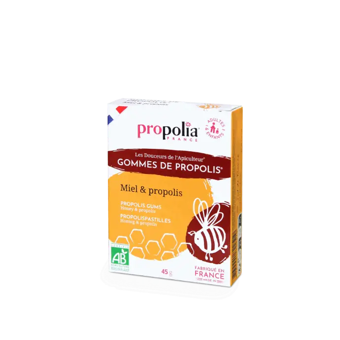 PROPOLISGOMMEN met honing, propolis en agave