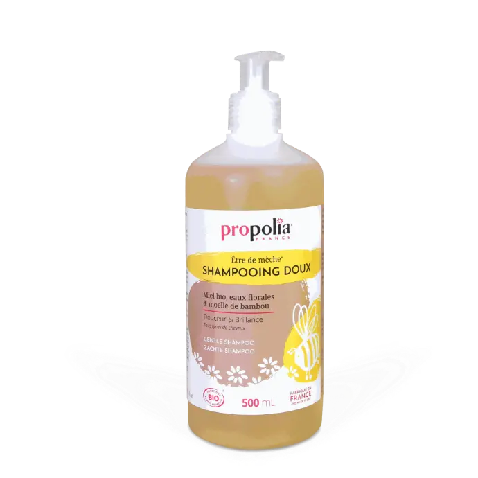 PROP SHAMPOING DOUX Miel Bio, Eaux Florales & Bambou Format ECO 