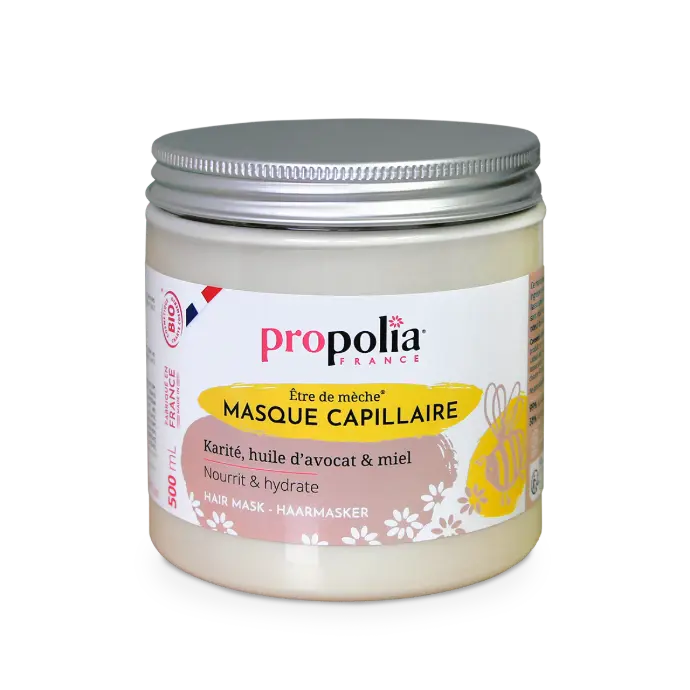 PROP MASQUE CAPILLAIRE Karité Huile d'Avocat Miel FORMAT ECO 