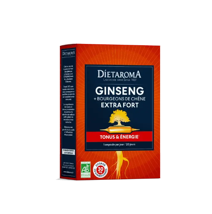 DIET GINSENG EXTRA FORT + Bourgeon de Chêne 