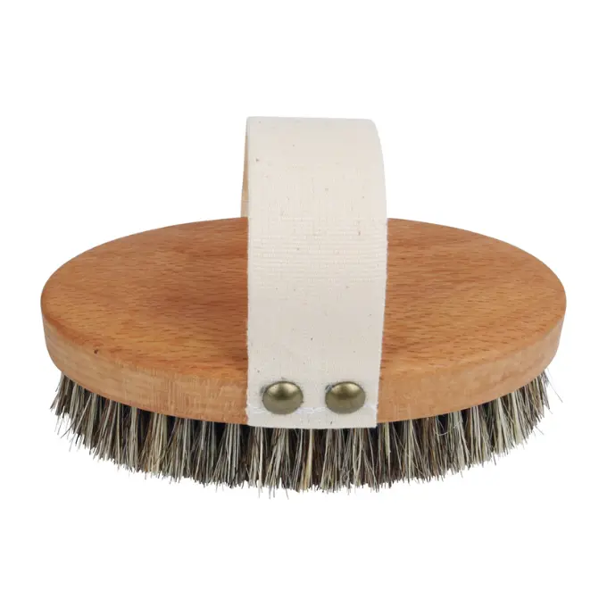 Brosse de massage WELLFIT DURE Hêtre, crin et Fibres
