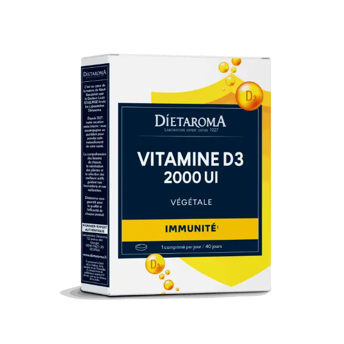 DIET VITAMINE D3 VEGETALE 2000 UI 