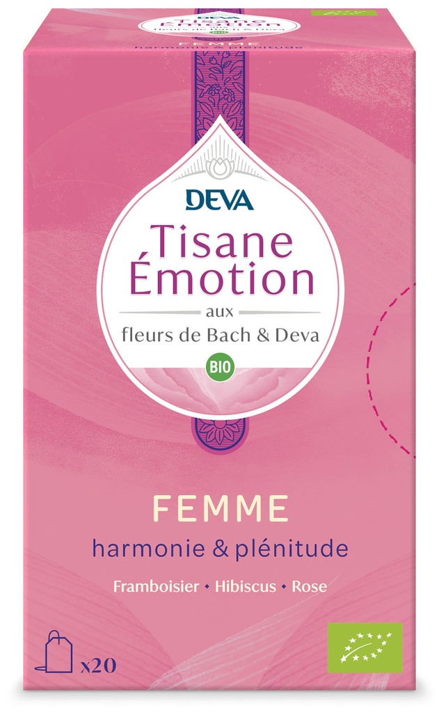 DEVA TISANE ÉMOTION BIO FEMME Harmonie & Plénitude 