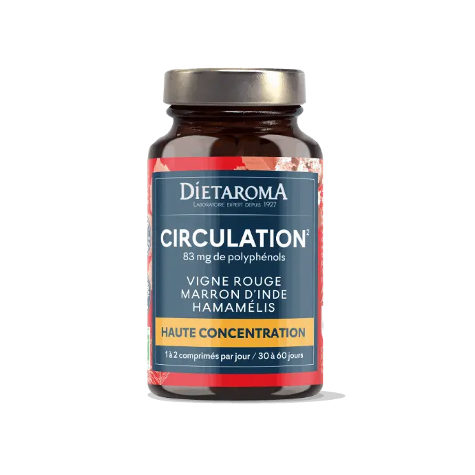 DIET PHYTO CIRCULATION (vigne rouge, marron d'inde, hammélis) 