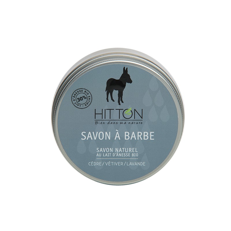 Savon de RASAGE à 30% Lait d'Ânesse - Vétiver Lavande et Cèdre