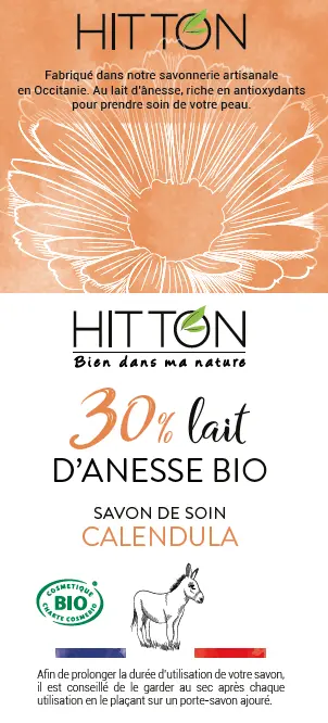 Savon 30% Lait d'ânesse  - Calendula