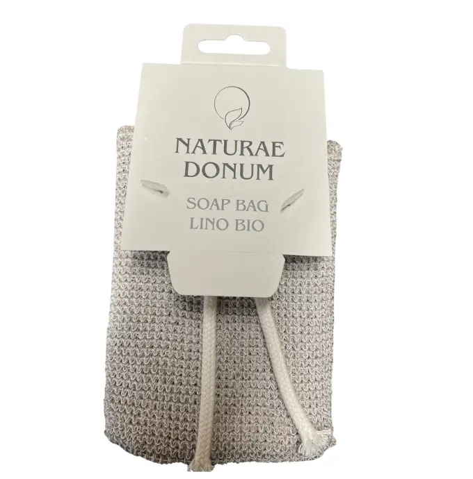 SAC à savon - GANT Toilette en LIN BIO