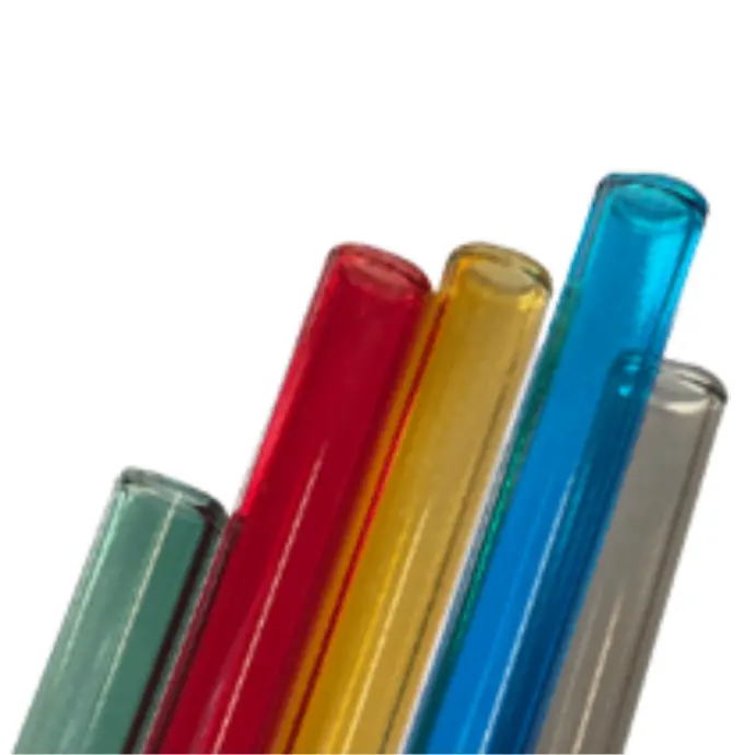 PAILLE en verre coloré 20cm