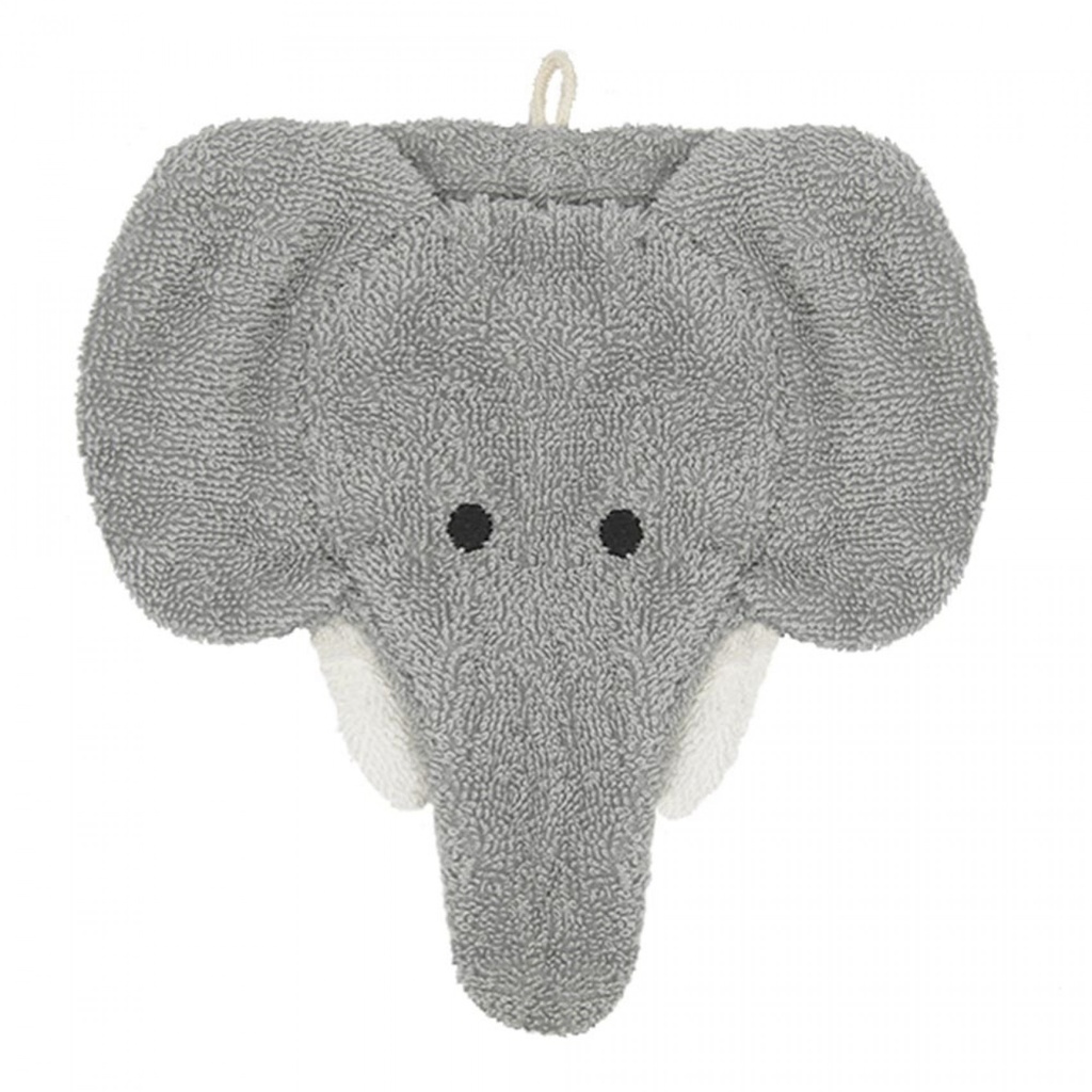GANT DE TOILETTE POUR ENFANT ÉLÉPHANT - Ella