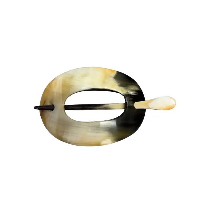 PINCE à CHEVEUX en CORNE avec PIC