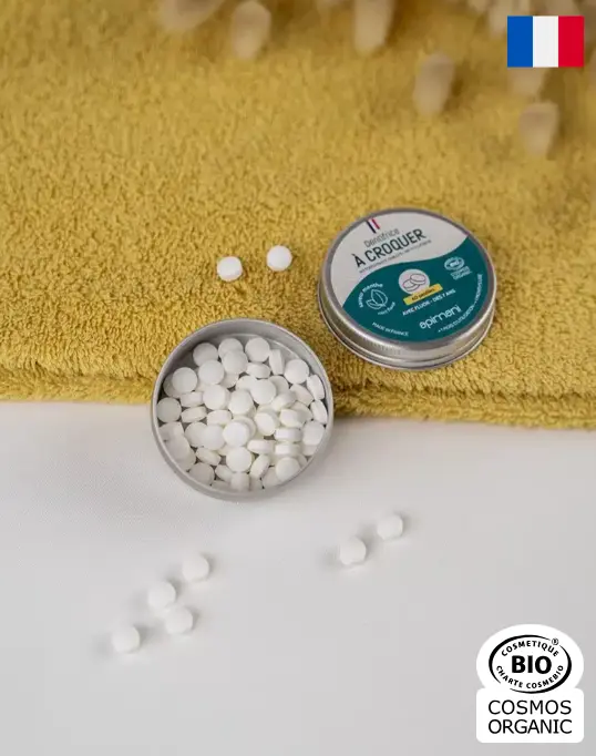 API DENTIFRICE à CROQUER - Goût Menthe 60 pastilles