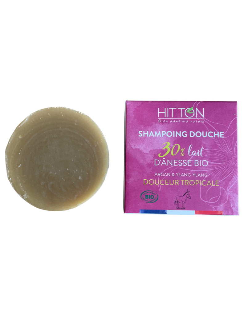 Shampoing Douche DOUCEUR TROPICALE Argan Ylang 30% Lait d'ânesse