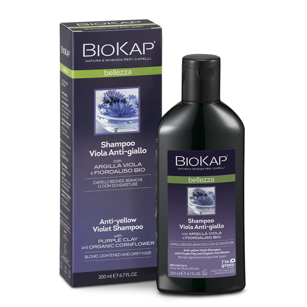 BIOKAP Shampoing Violet Anti-Jaunissement 200 ml