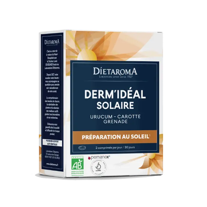 DIET DERMIDÉAL SOLAIRE - Préparation au soleil