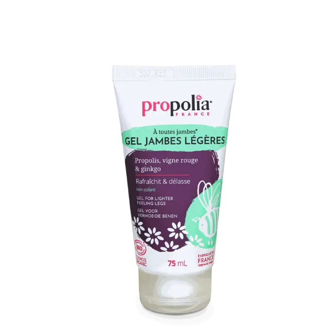 PROP GEL voor LICHTE BENEN -propolis, rode wijnstok, ginkgo