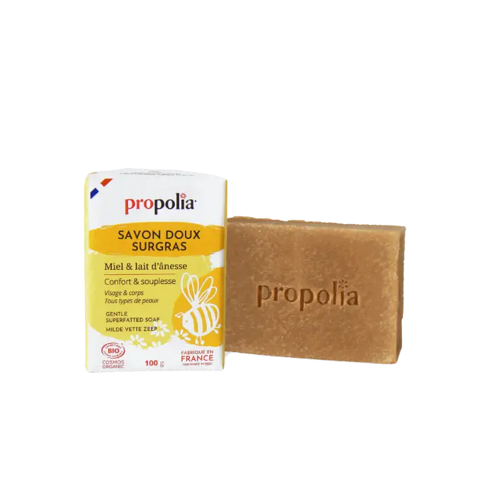 PROP SAVON DOUX BIO Miel et Lait d'ânesse