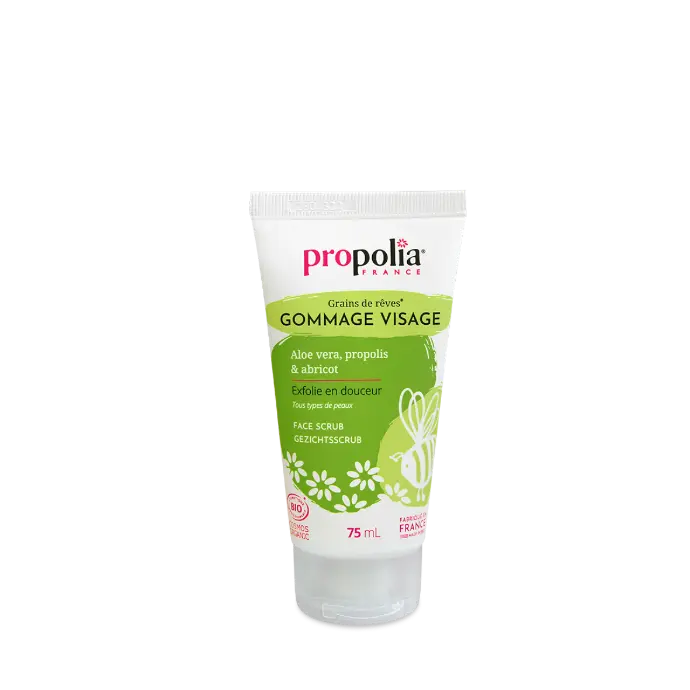 PROP GEZICHTSSCRUB - aloë vera, propolis, abrikoos New