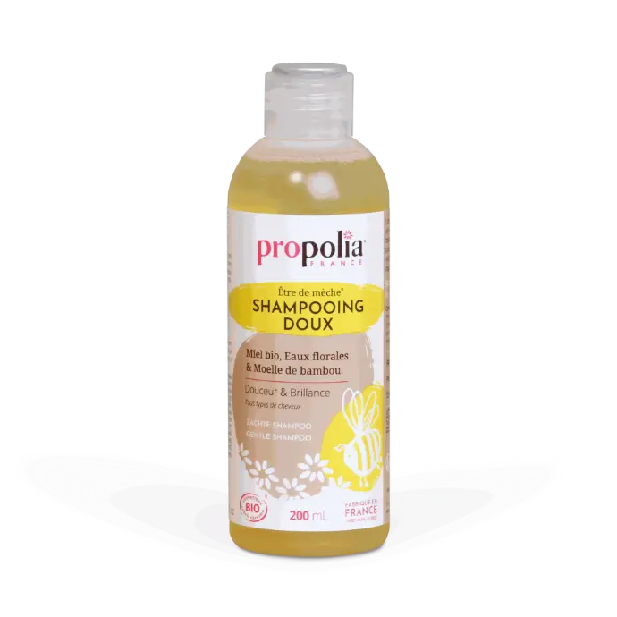 PROP SHAMPOING DOUX Miel Bio, Eaux Florales & Bambou 