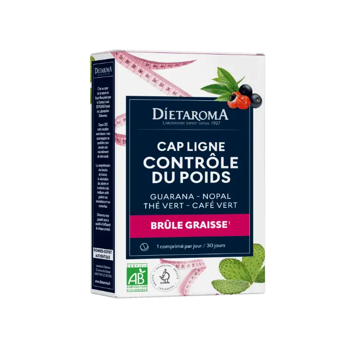 DIET CAP LIGNE Brûle-graisse - Contrôle du Poids - Comprimés 