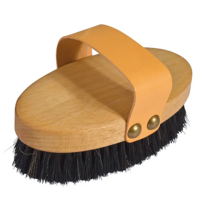 Brosse de Massage BIB Body Ionic Brush Soies de sanglier et cuivre