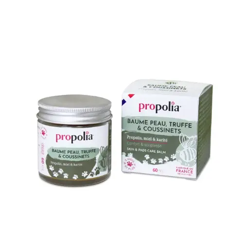 [ART1201] PROP VT BAUME PEAU & COUSSINETS Propolis Karité Miel 