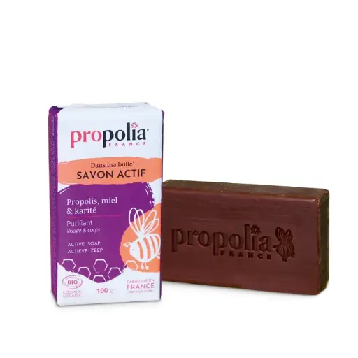 [ART1386] PROP ACTIEVE ZEEP - propolis, honing, karitéboter
