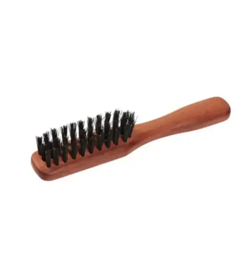 [ART1809] Brosse Barbe HOMME avec manche Poirier