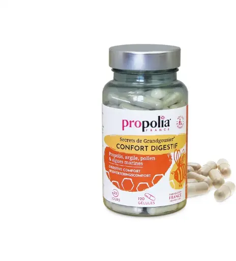 [ART1921] PROP CONFORT DIGESTIF - Gélules - Propolis Argile Pollen & Algues Marines 