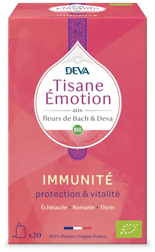 [ART1943] DEVA TISANE ÉMOTION BIO IMMUNITÉ Protection &  vitalite 