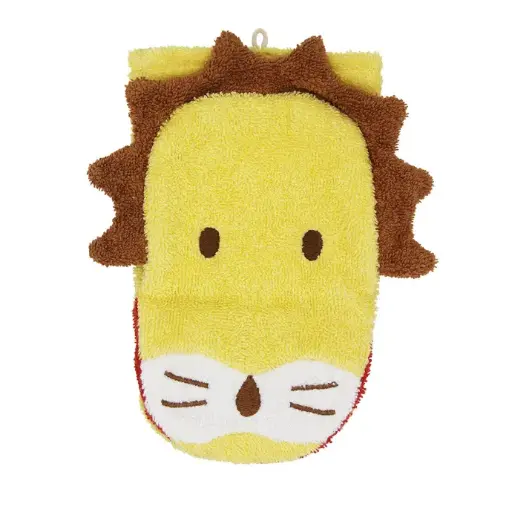 [ART1986] GANT DE TOILETTE POUR ENFANT LION - Louis