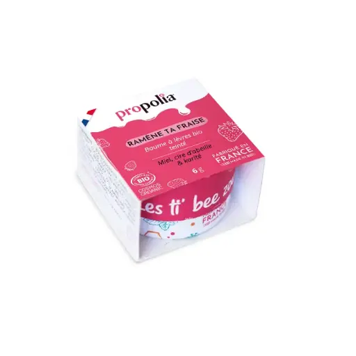 [ART2067] PROP BAUME A LEVRE Ti' Bee Zou Fraise Teinté