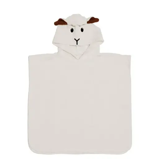 [ART2092] CAPE DE BAIN ENFANT MOUTON 2-6 ans 