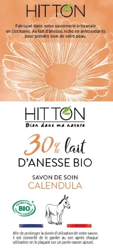 [ART2157] Savon 30% Lait d'ânesse  - Calendula