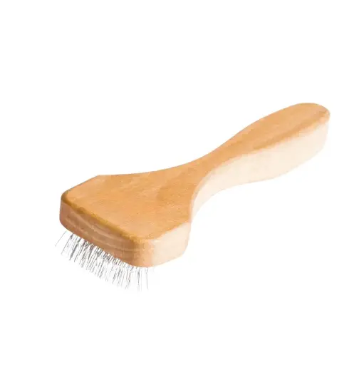[ART2253] Brosse à VELCRO Hêtre et Fils de fer