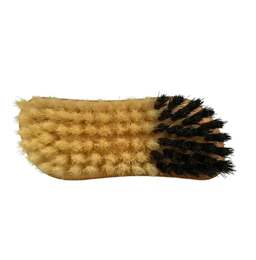 [ART2254] Brosse à SNEAKER Hêtre Soies claire et noires