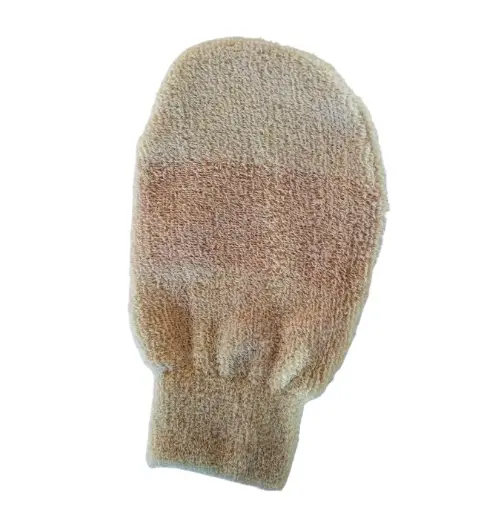 [ART2256] Gant de massage COTON BIO - CUIVRE