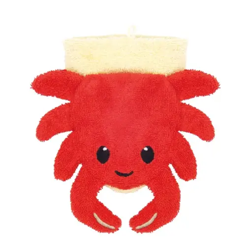 [ART2308] GANT DE TOILETTE POUR ENFANT CRABE - Claus