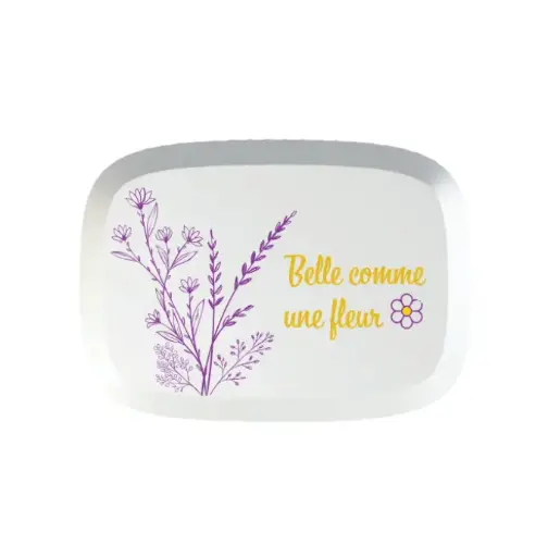 [ART2317] BOITE A SAVON Belle comme une fleur