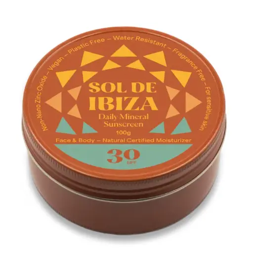 [ART2335] SOL PROTECTION SOLAIRE Naturelle SOLIDE SPF30 Visage & Corps 100g