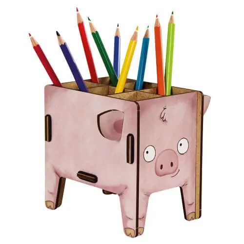 [ART2366] WERK Boîte à crayons COCHON