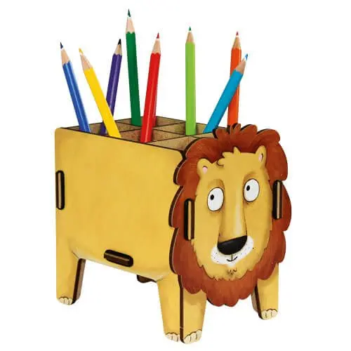 [ART2368] WERK Boîte à crayons LION
