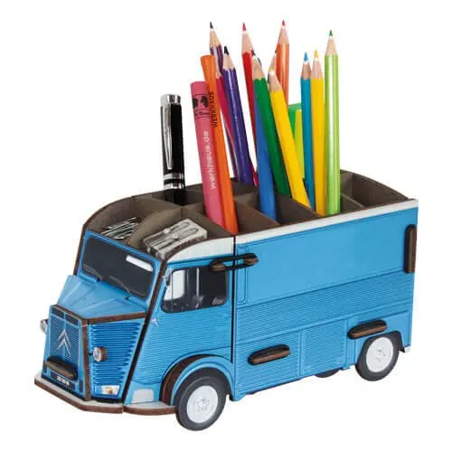 [ART2373] WERK Boîte à crayons  CITROËN FOURGON HY bleu