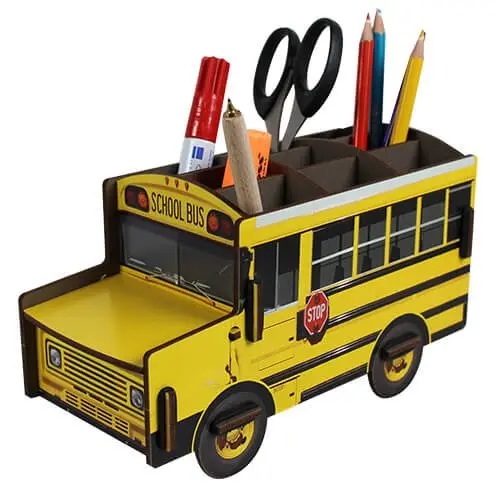 [ART2379] WERK Boîte à crayons  SCHOOLBUS