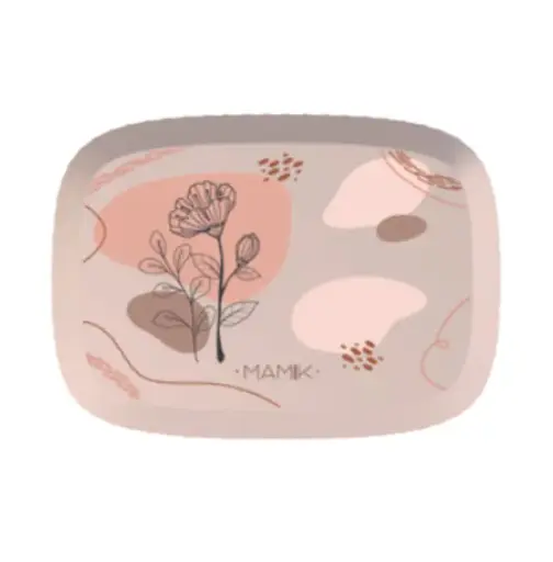 [ART2408] BOITE A SAVON Roses et formes - Rose