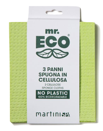 [ART2344] Mr ECO CARRES ABSORBANTS en cellulose - Lot de 3