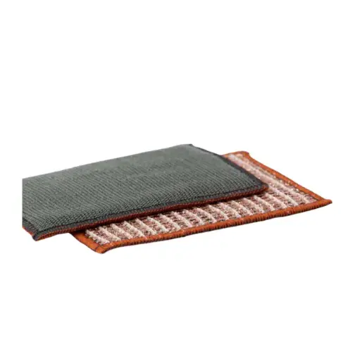 [ART2243] TORCHON Microfibre PREMIUM DOUBLE FACE / Fils de cuivre et Copper+ 14 x 10