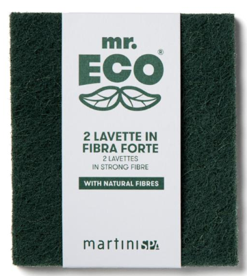 [ART2341] Mr ECO LAVETTES en Fibres abrasives- Lot de 2 
